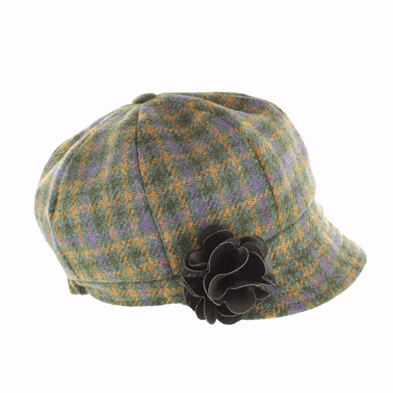 Mucros Weavers Women's Tweed Newsboy Hat - Image 41