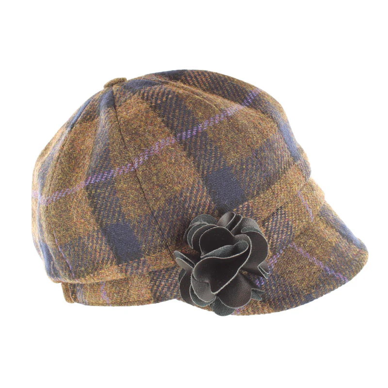 Mucros Weavers Women's Tweed Newsboy Hat - Image 5