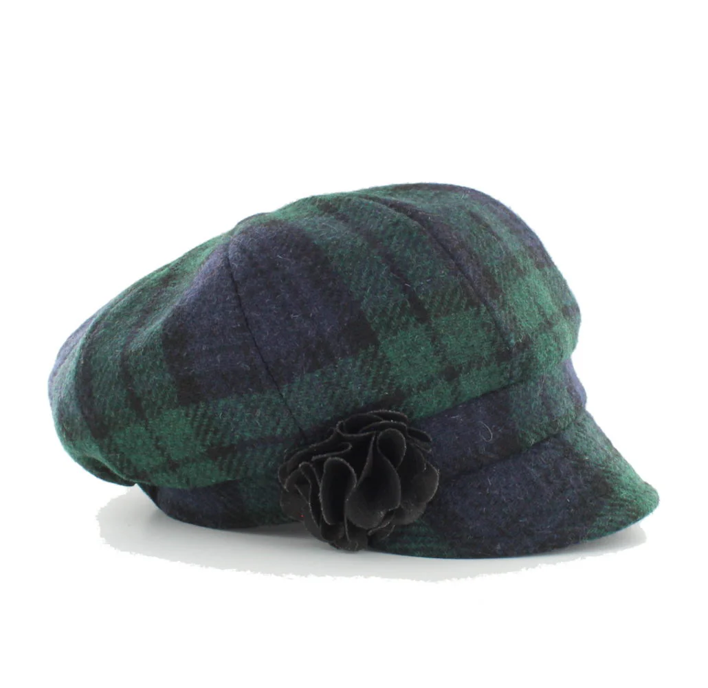 Mucros Weavers Women's Tweed Newsboy Hat - Image 9