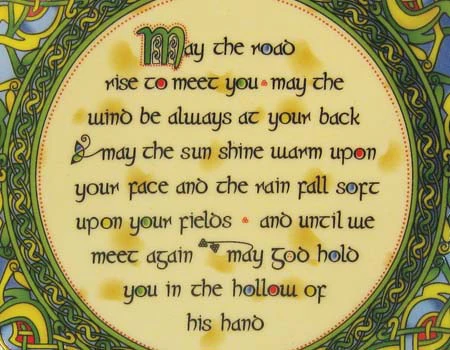 Old Irish Blessing Bone China 4" Plate - Image 2