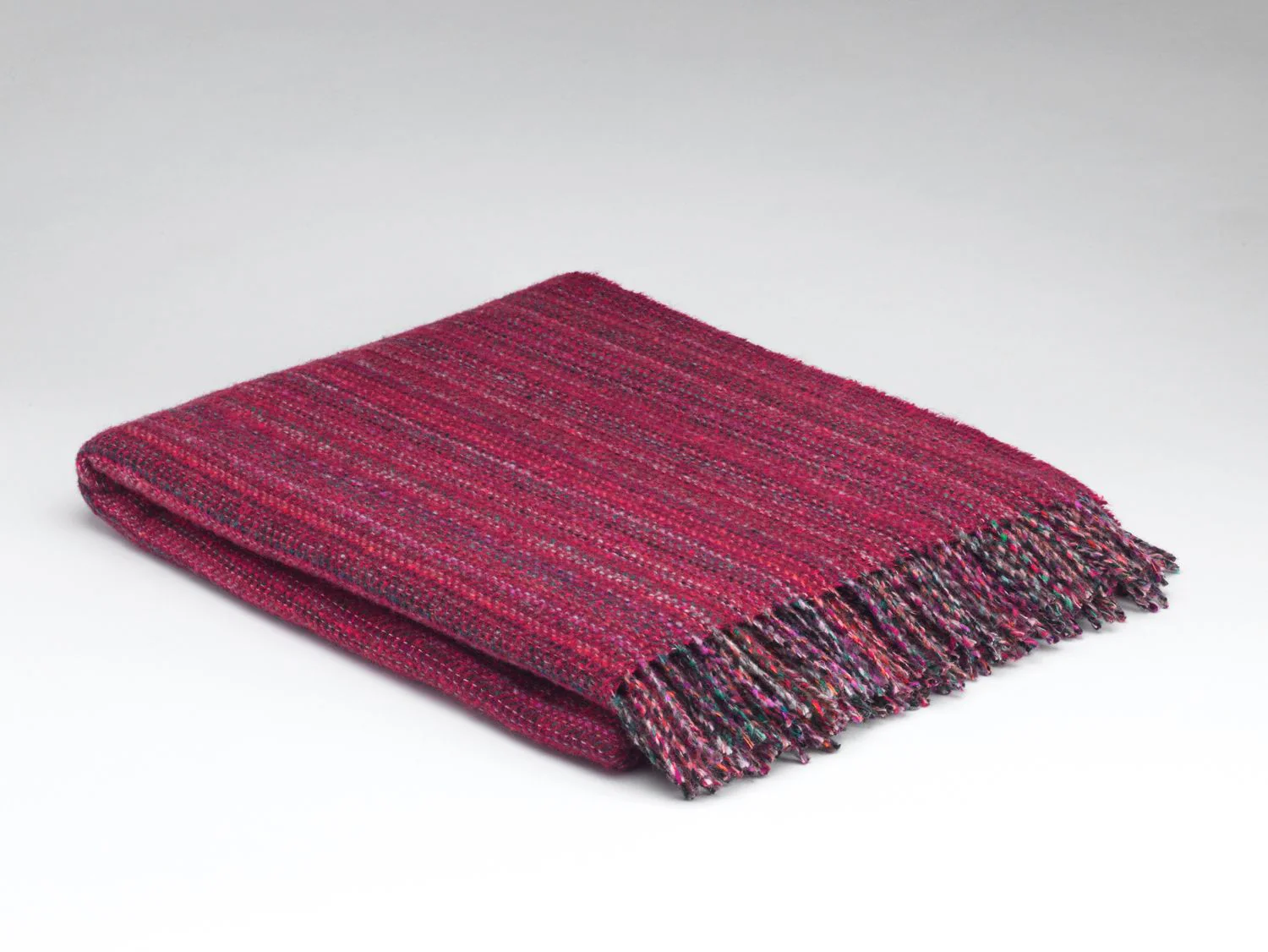 Rainbow Tweed Irish Merino Wool Irish Throws