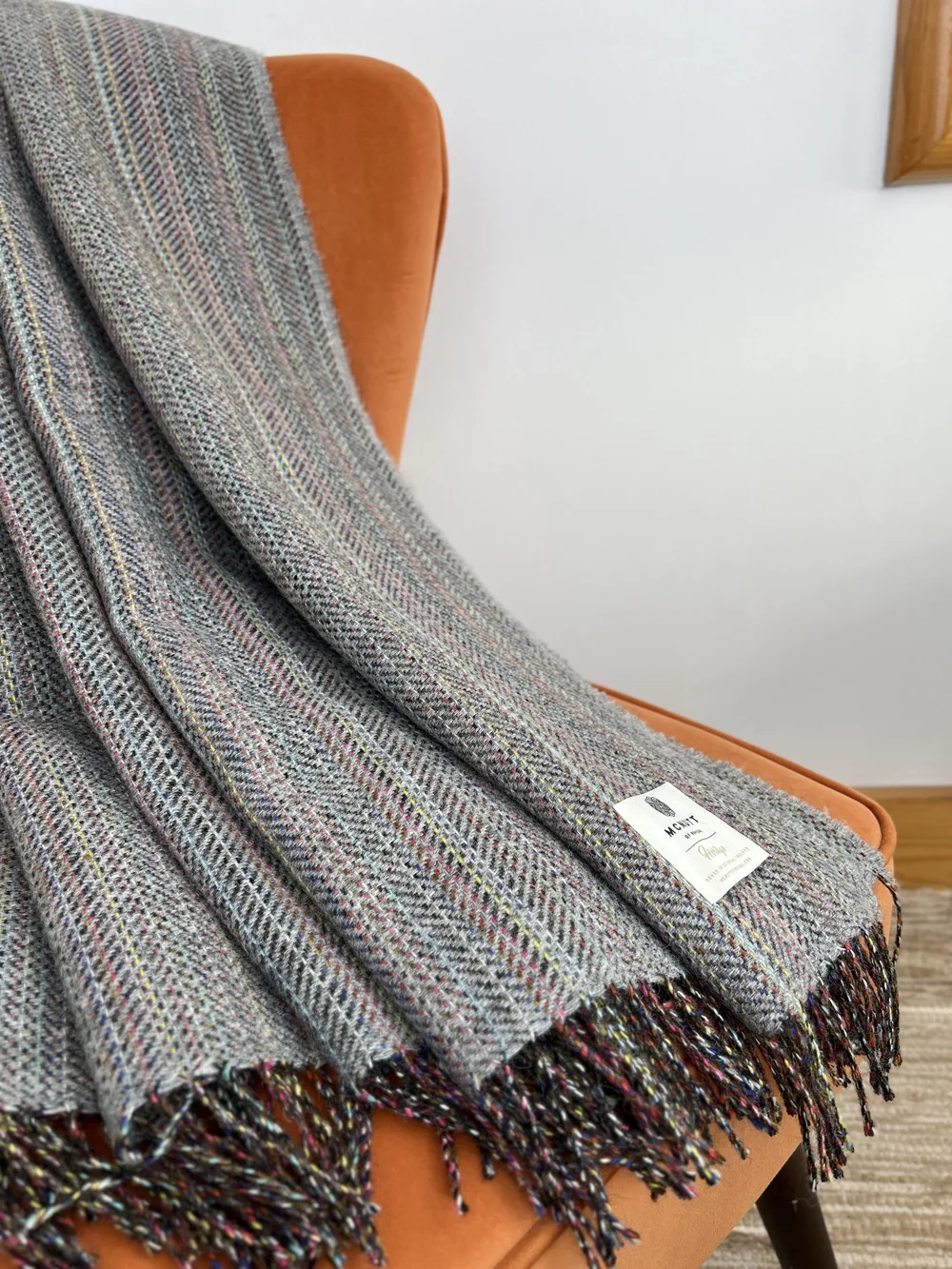 Rainbow Tweed Irish Merino Wool Irish Throws - Image 16