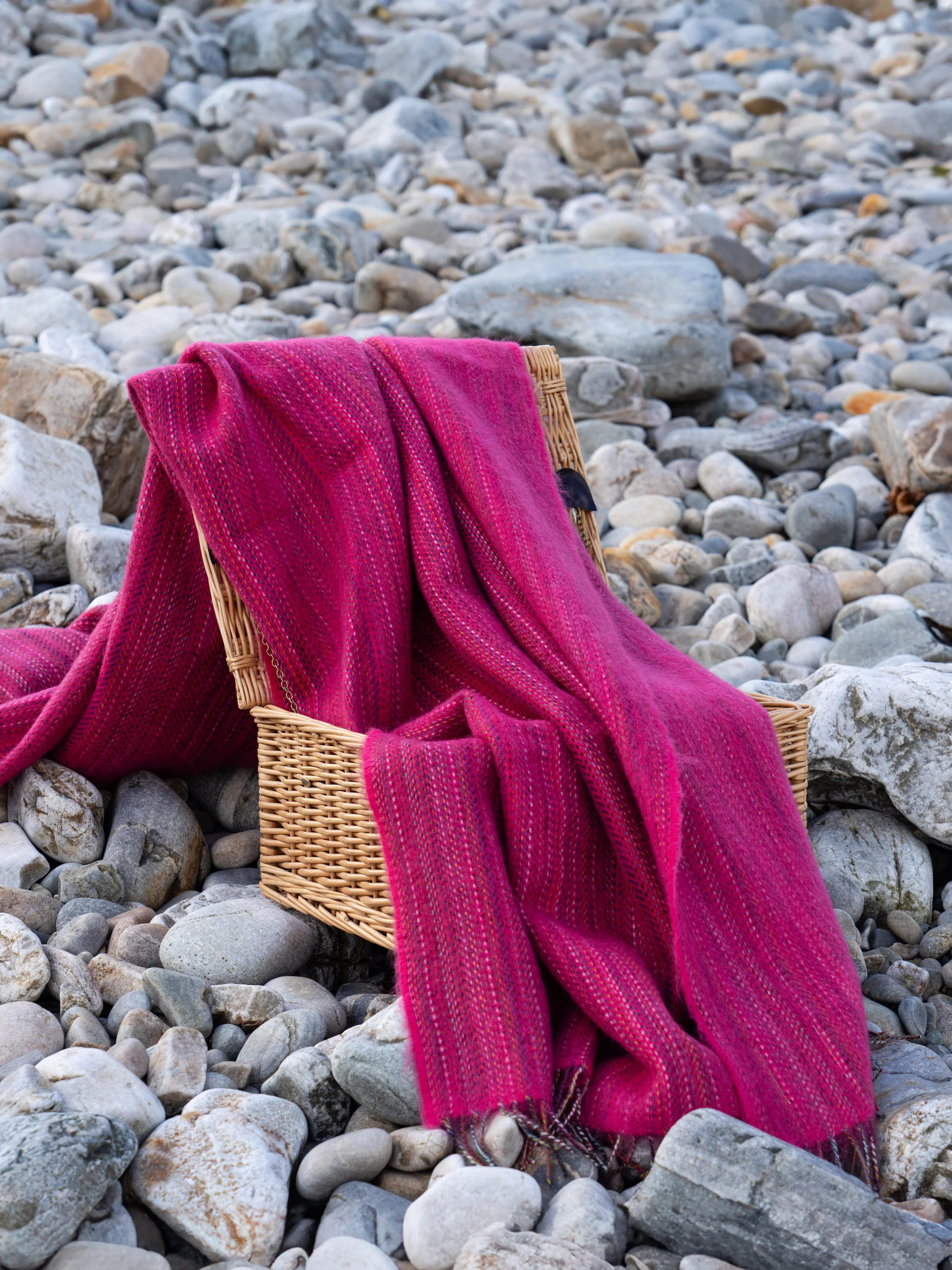 Rainbow Tweed Irish Merino Wool Irish Throws - Image 2