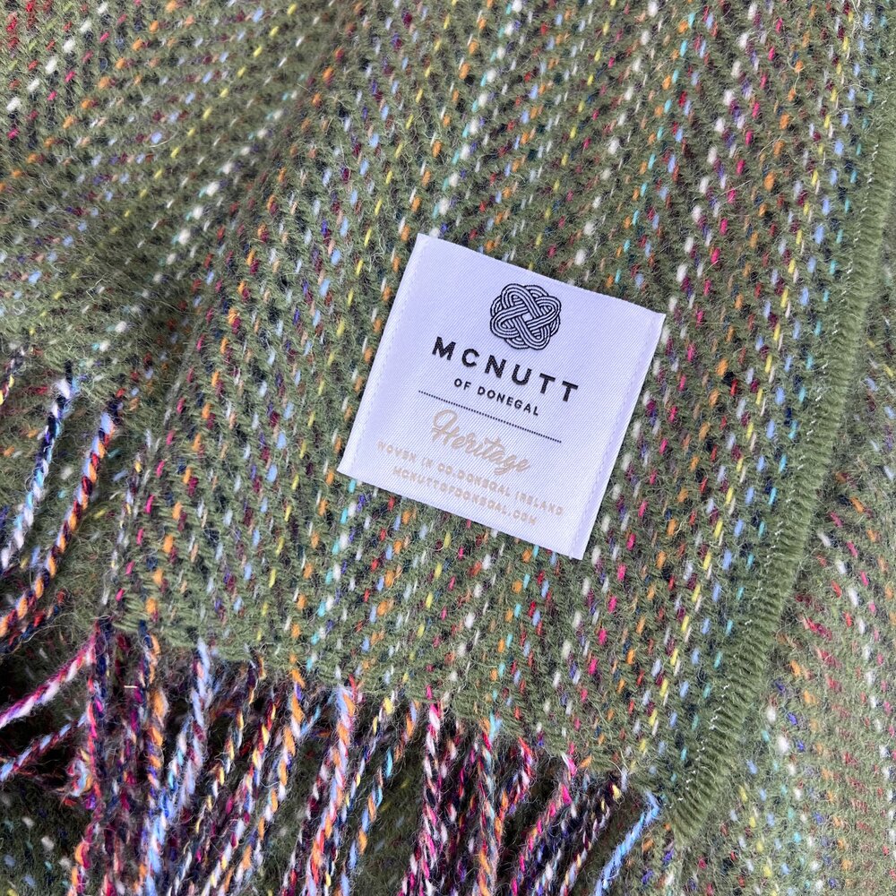 Rainbow Tweed Irish Merino Wool Irish Throws - Image 5