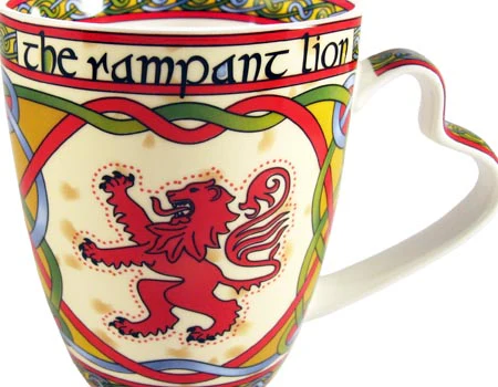 Rampant Lion Bone China Mug - Image 2