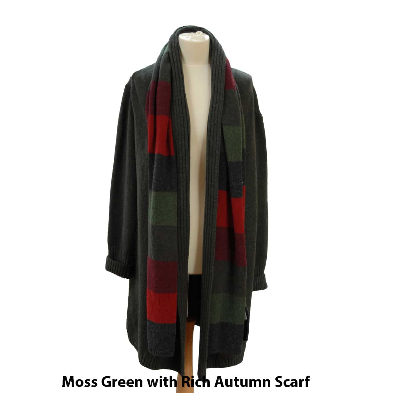 Rib Edge Lambswool Jacket with Pockets - Image 4