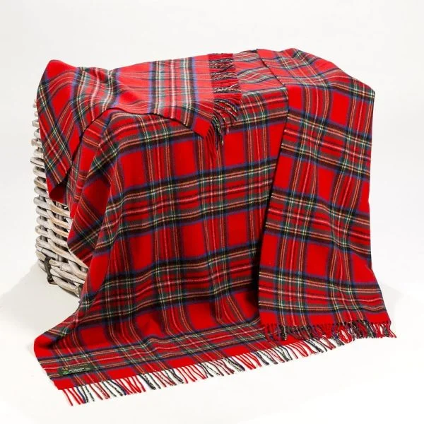 Royal Stewart Lambswool Throw