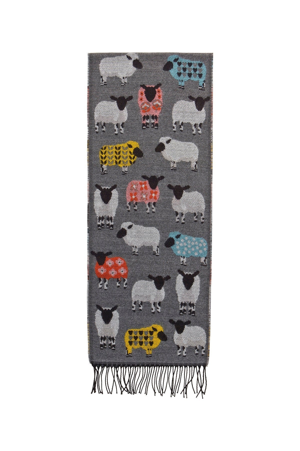 Scarf with Sheep Motif - Image 2