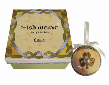 Set of 4 Irish Emblem Ornaments - Image 2