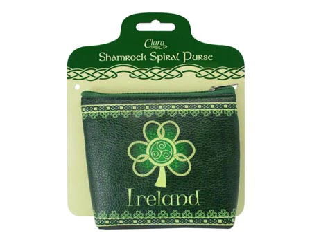 Shamrock Spiral Zip Coin Purse - Image 2