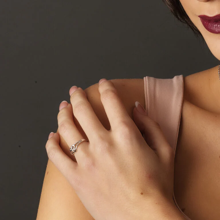 Small Trinity Knot Ring - Image 3