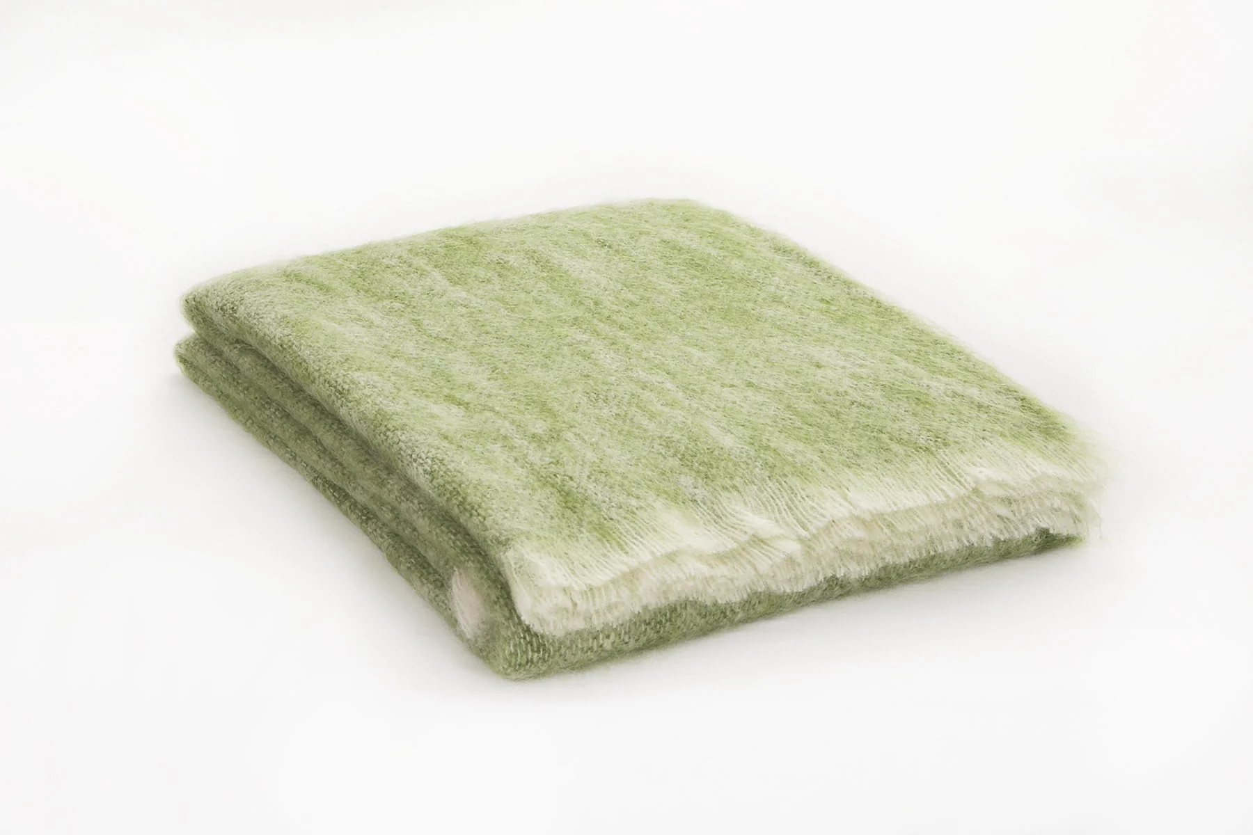 Solid Color Brushed Mohair Irish Throw Blanket - Image 11