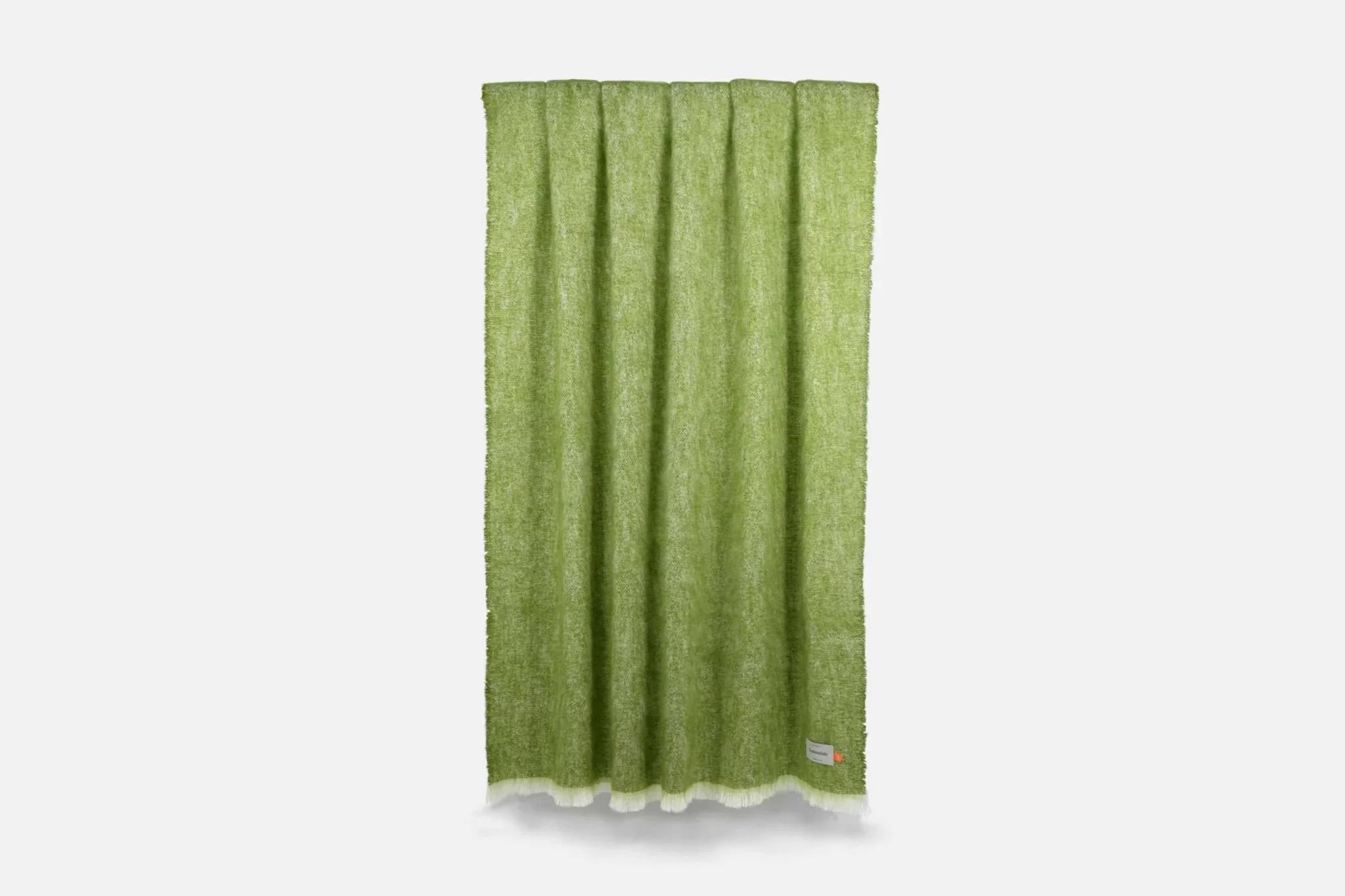 Solid Color Brushed Mohair Irish Throw Blanket - Image 14