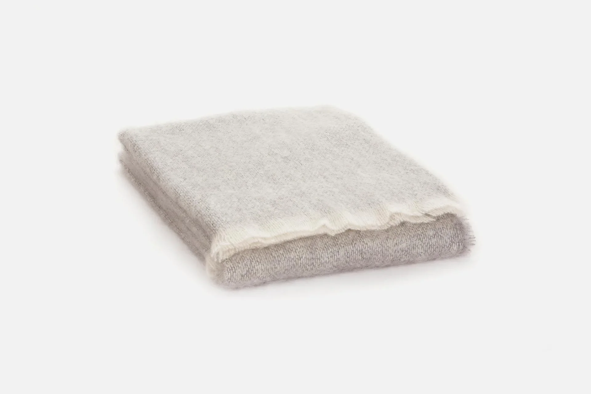 Solid Color Brushed Mohair Irish Throw Blanket - Image 21