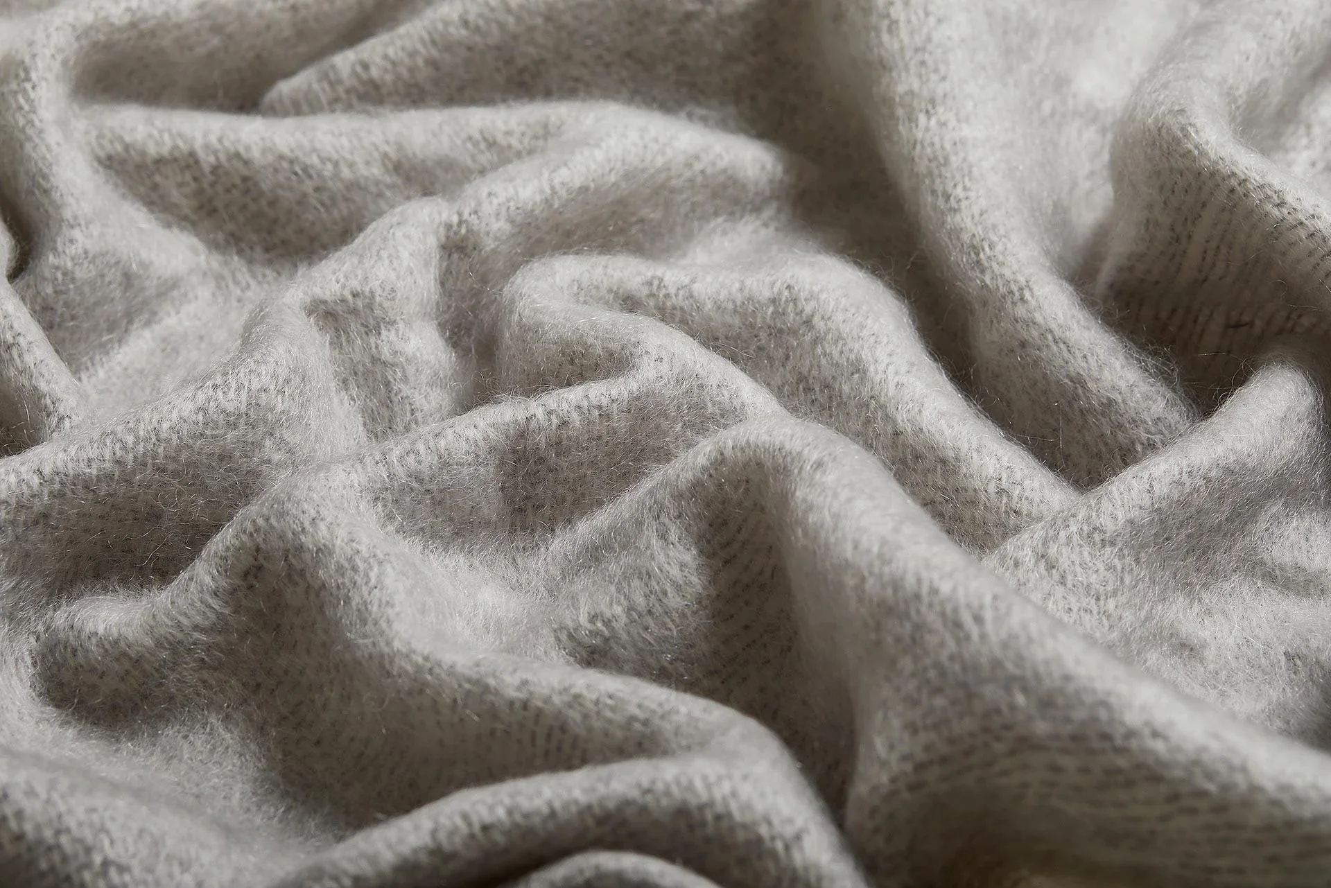 Solid Color Brushed Mohair Irish Throw Blanket - Image 22