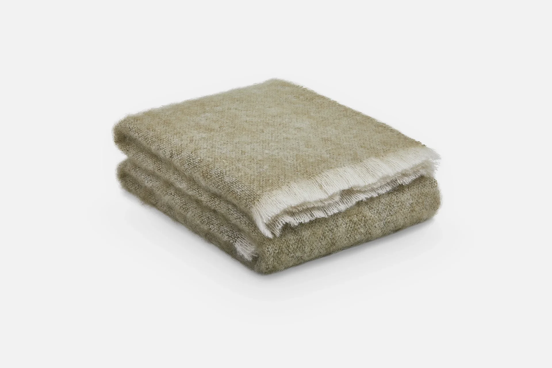 Solid Color Brushed Mohair Irish Throw Blanket - Image 24