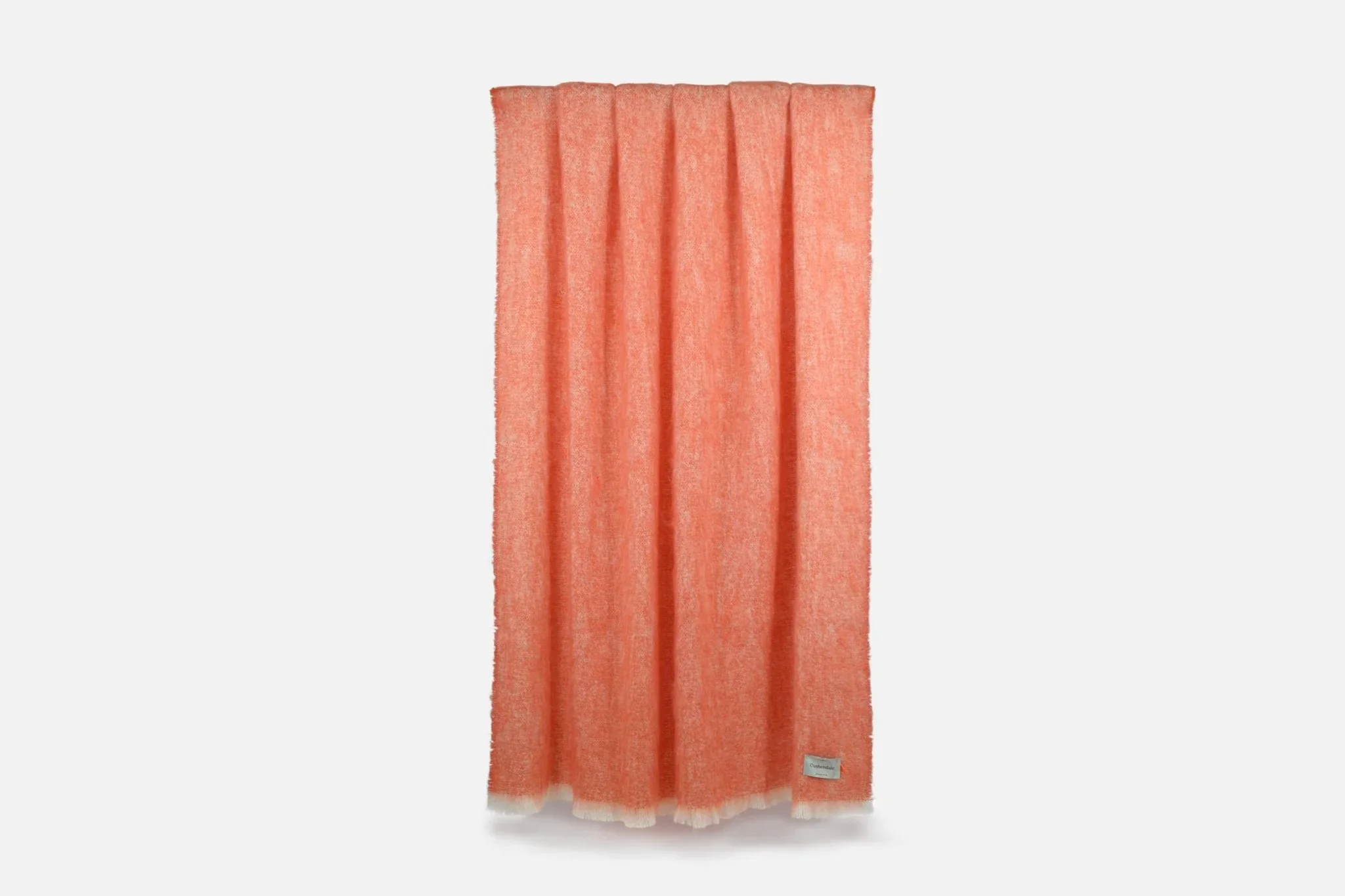 Solid Color Brushed Mohair Irish Throw Blanket - Image 4