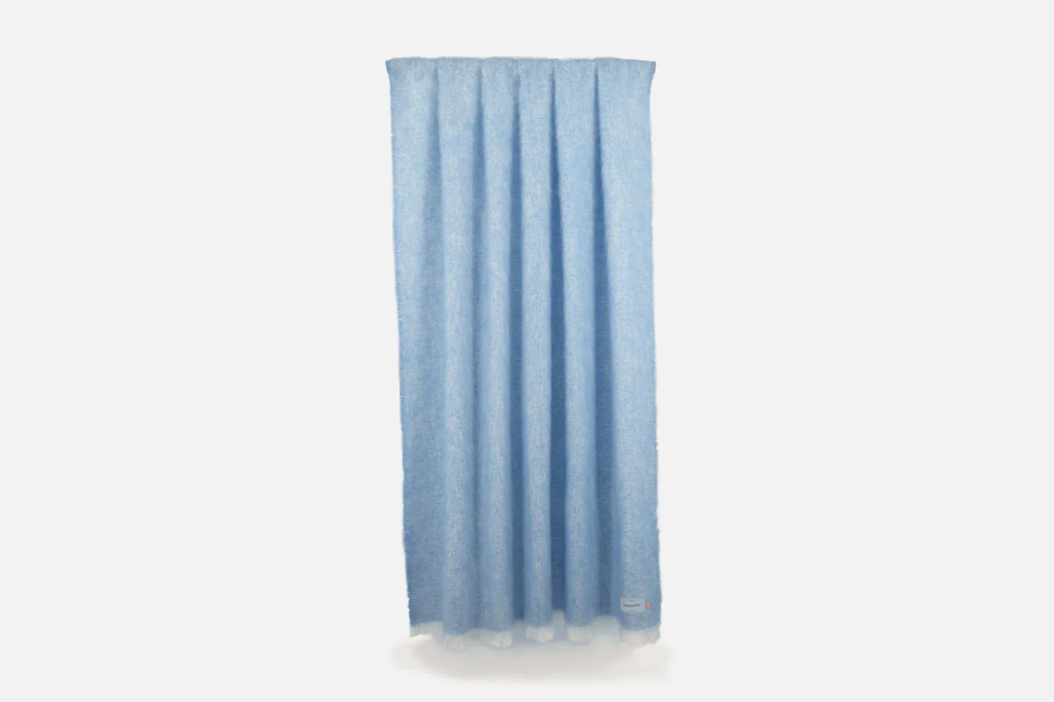 Solid Color Brushed Mohair Irish Throw Blanket - Image 9