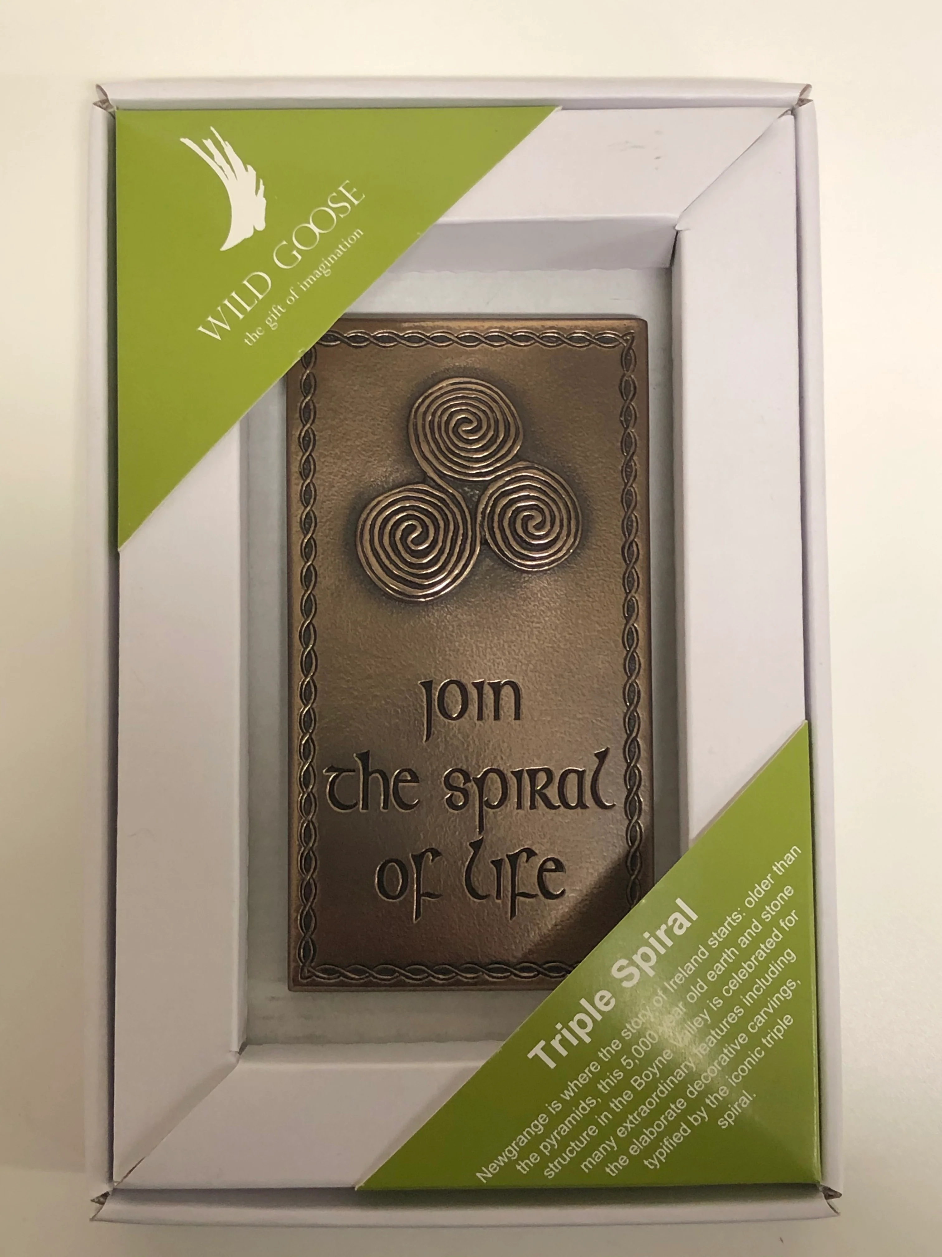 Triple Spiral - Small Plaque