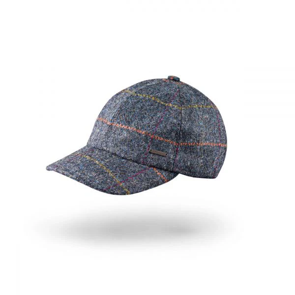 Tweed Baseball Style Cap with Earflaps - Image 26