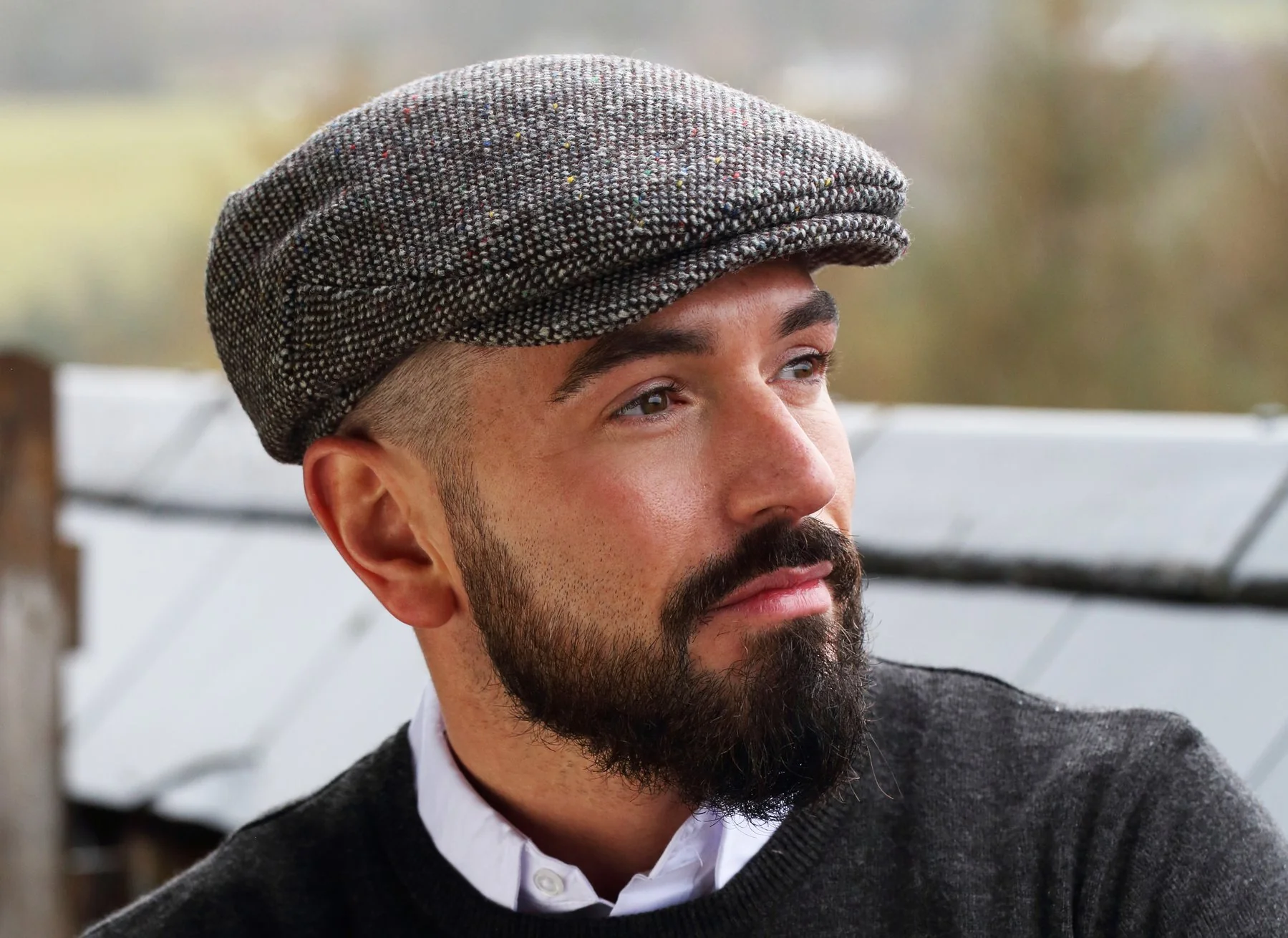 Tweed Vintage Flat Cap - Image 24