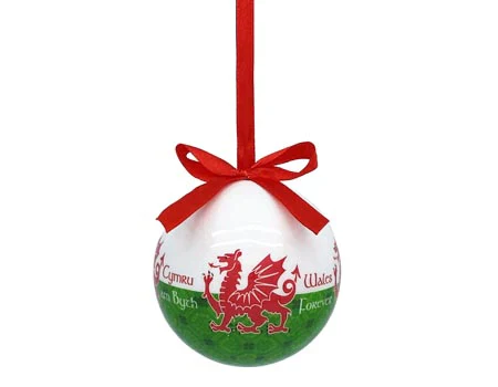 Wales Forever Bauble Christmas Tree Ornament - Image 2