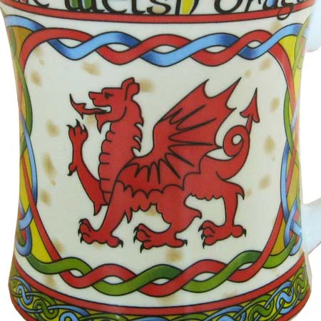 Welsh Dragon Bone China Mug - Image 2