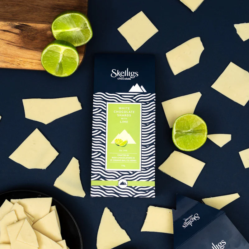 White Chocolate Shards with Lime - Image 3