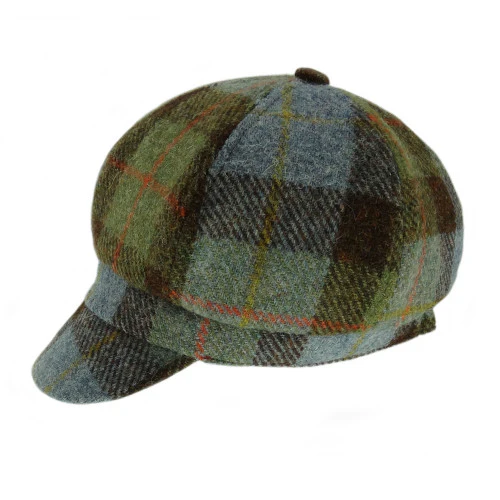 Women's Scottish Harris Tweed Newsboy Hat - Image 10