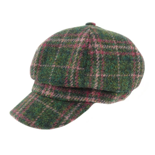Women's Scottish Harris Tweed Newsboy Hat - Image 13