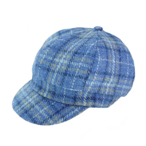 Women's Scottish Harris Tweed Newsboy Hat - Image 17
