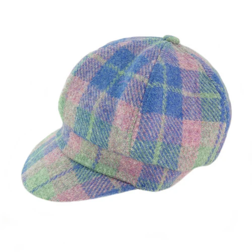 Women's Scottish Harris Tweed Newsboy Hat - Image 18