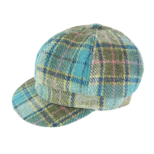 Women's Scottish Harris Tweed Newsboy Hat - Image 19