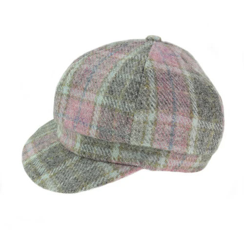 Women's Scottish Harris Tweed Newsboy Hat - Image 20