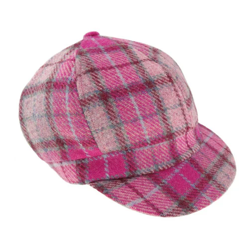 Women's Scottish Harris Tweed Newsboy Hat - Image 3