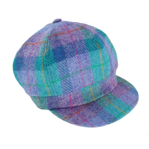 Women's Scottish Harris Tweed Newsboy Hat - Image 4