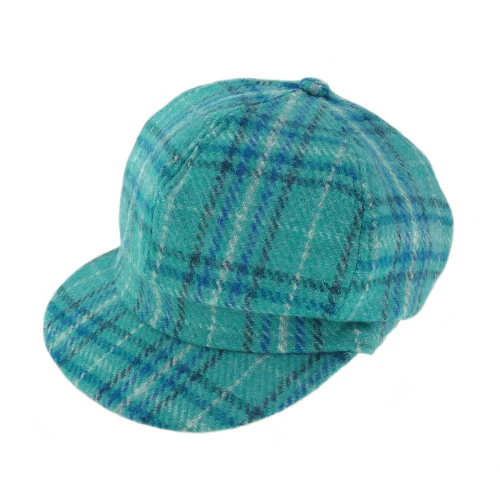 Women's Scottish Harris Tweed Newsboy Hat - Image 6