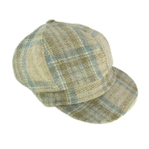 Women's Scottish Harris Tweed Newsboy Hat - Image 8