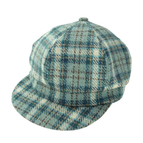 Women's Scottish Harris Tweed Newsboy Hat - Image 9
